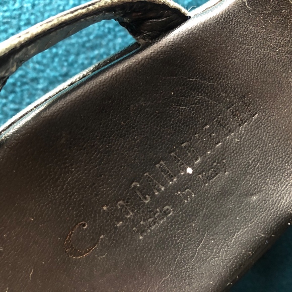 comfortable la canadienne leather wedges - Picture 5 of 8